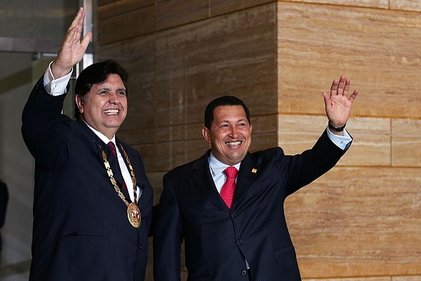 ALC-UE: Alan García y Hugo Chavez